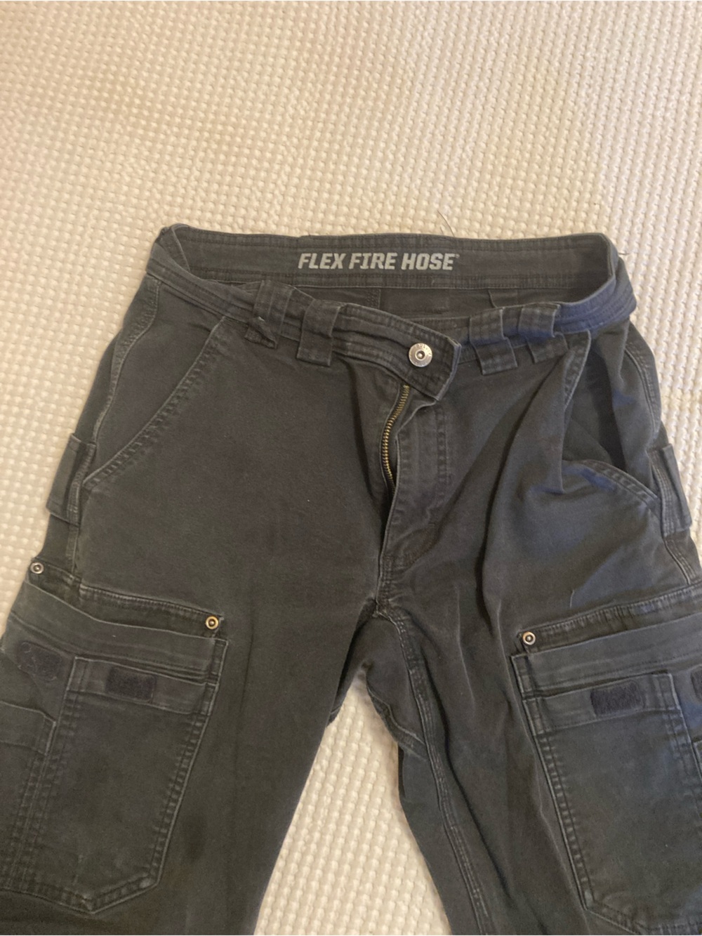 Men's Duluth Firehose Flex Cargo Work Pants Standard Fit 30x32